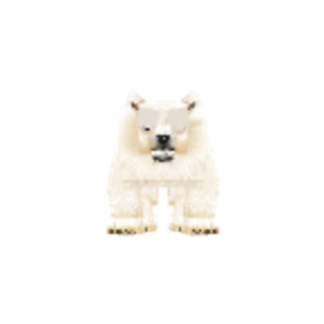 Vista del modelo Bear_Polar de Hytale