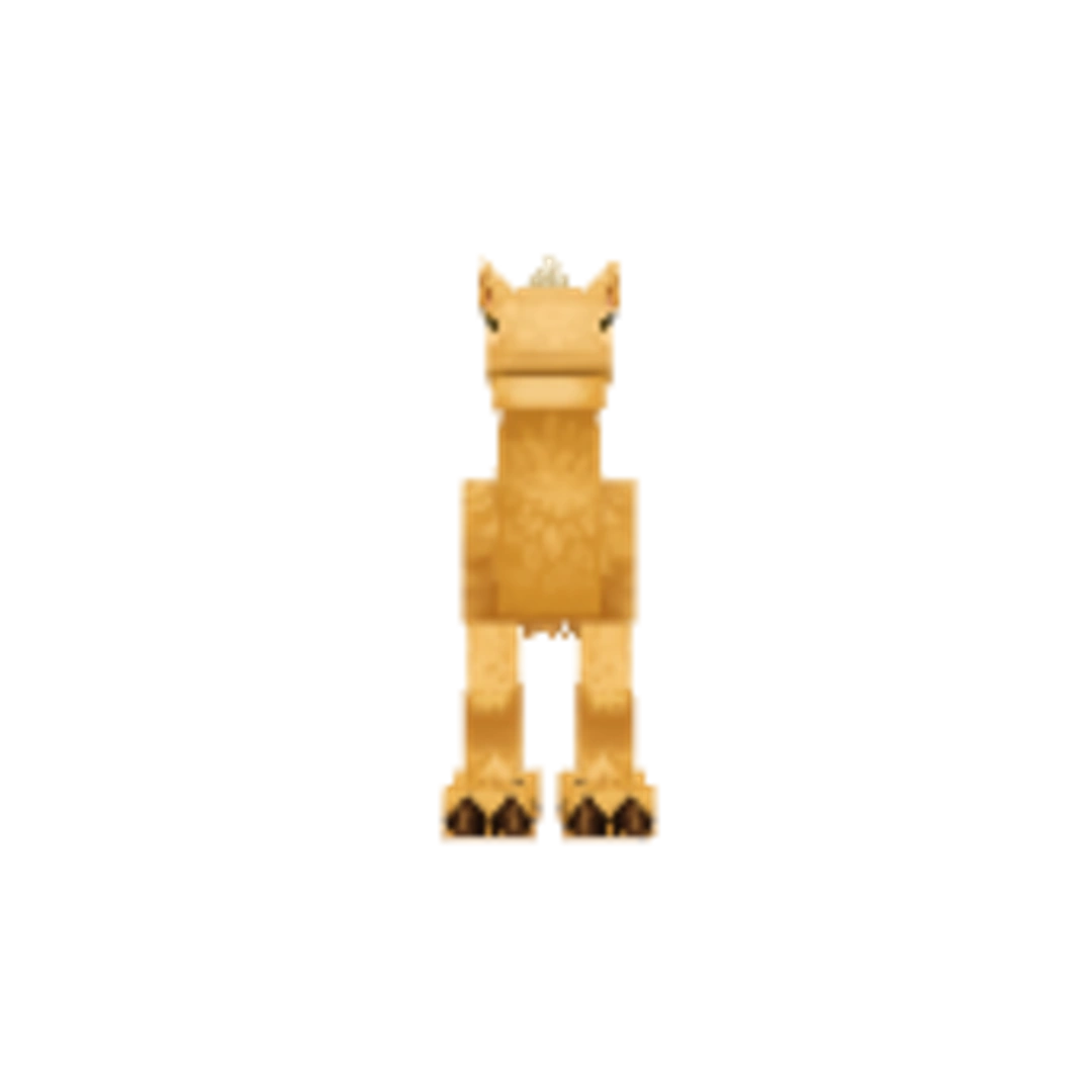 Vista del modelo Camel_Calf de Hytale