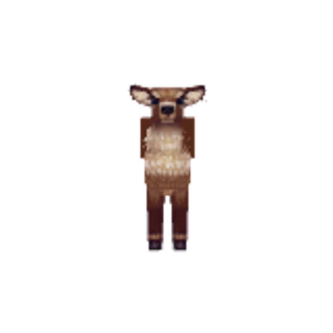 Vista del modelo Deer de Hytale
