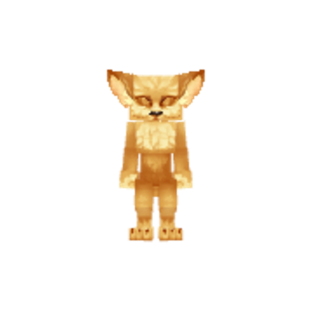 Vista del modelo Feran-Model_Foxy de Hytale