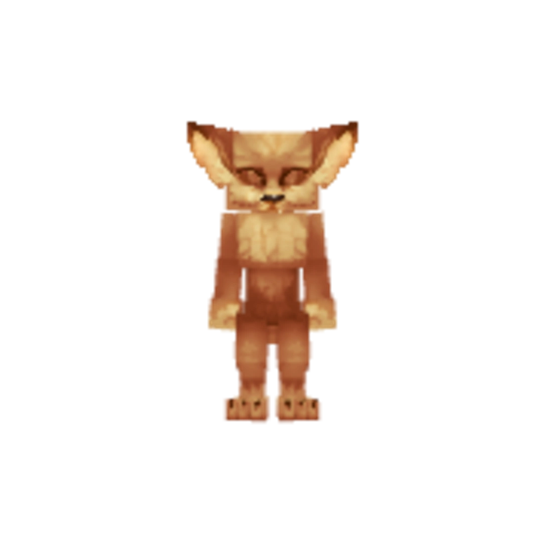 Vista del modelo Feran-Model_Ginger de Hytale