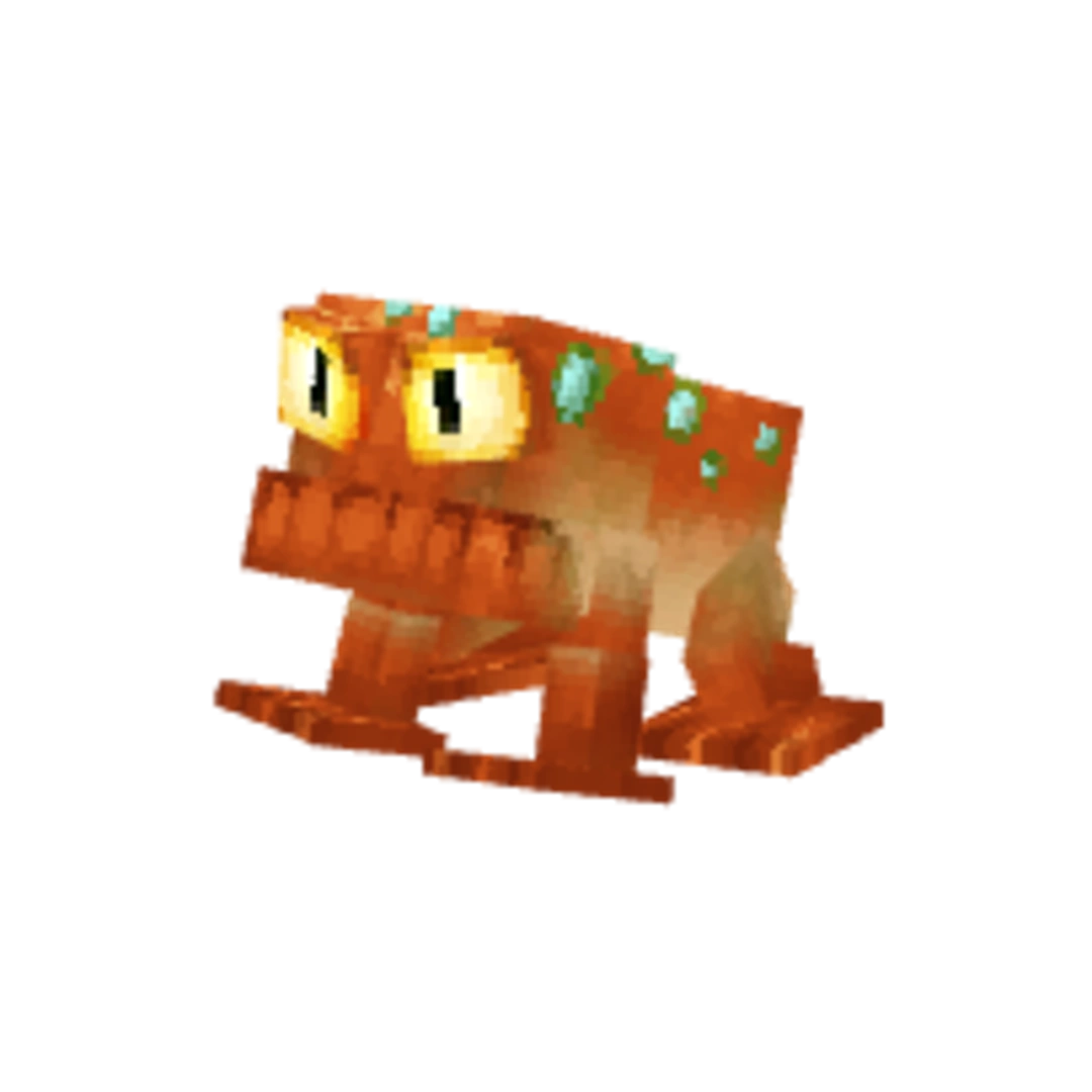 Modelo 3D de Frog-Orange