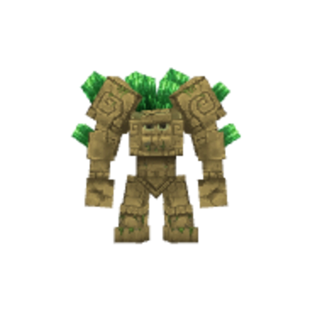 Vista del modelo Golem_Crystal-Earth de Hytale