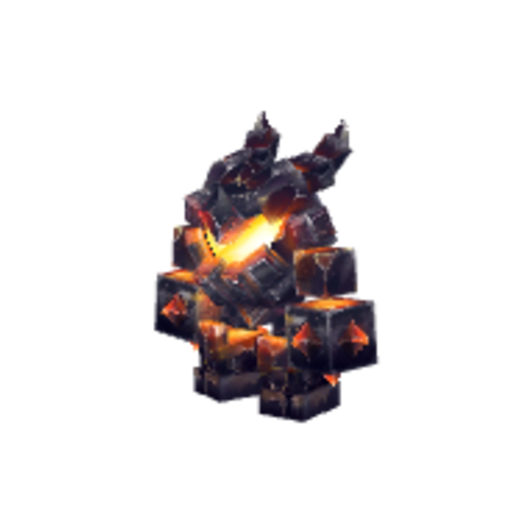 Modelo 3D de Golem_Firesteel