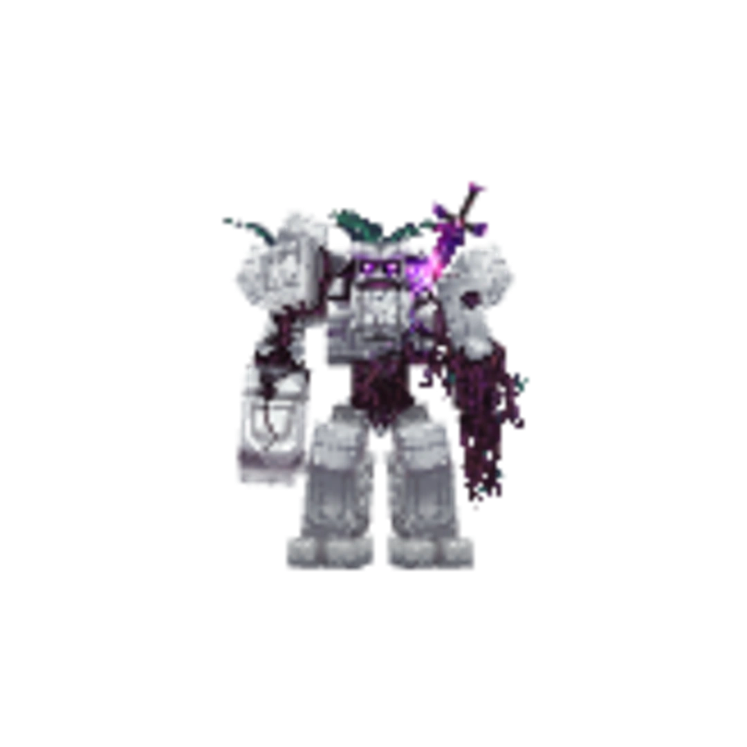 Vista del modelo Golem_Guardian de Hytale