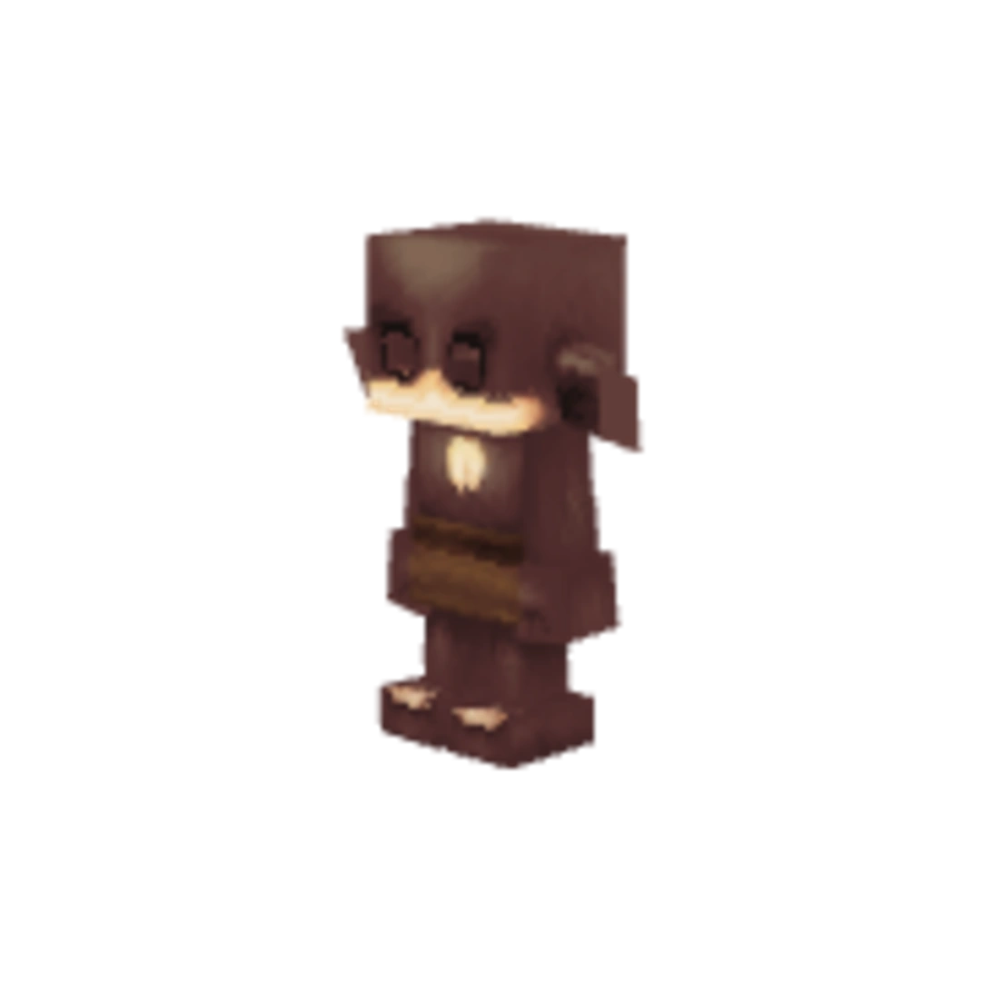 Modelo 3D de Kweebec_Sapling-Brown_Dark