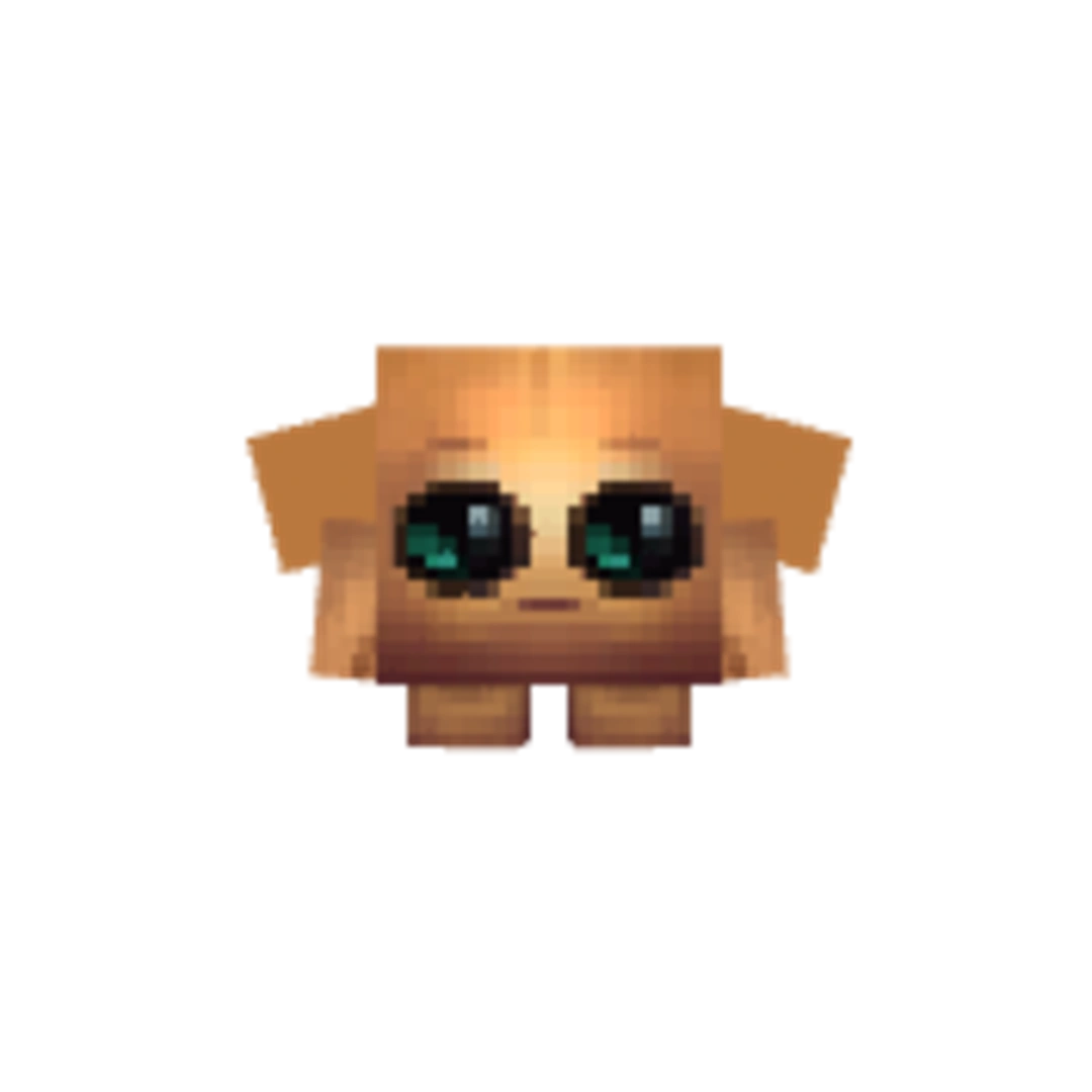 Vista del modelo Kweebec_Seedling de Hytale