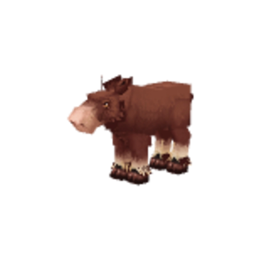 Modelo 3D de Moose-Model_Cow