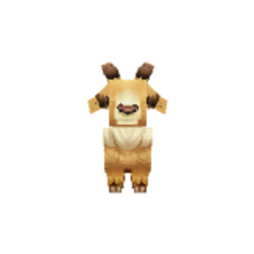 Vista del modelo Mouflon_Lamb de Hytale