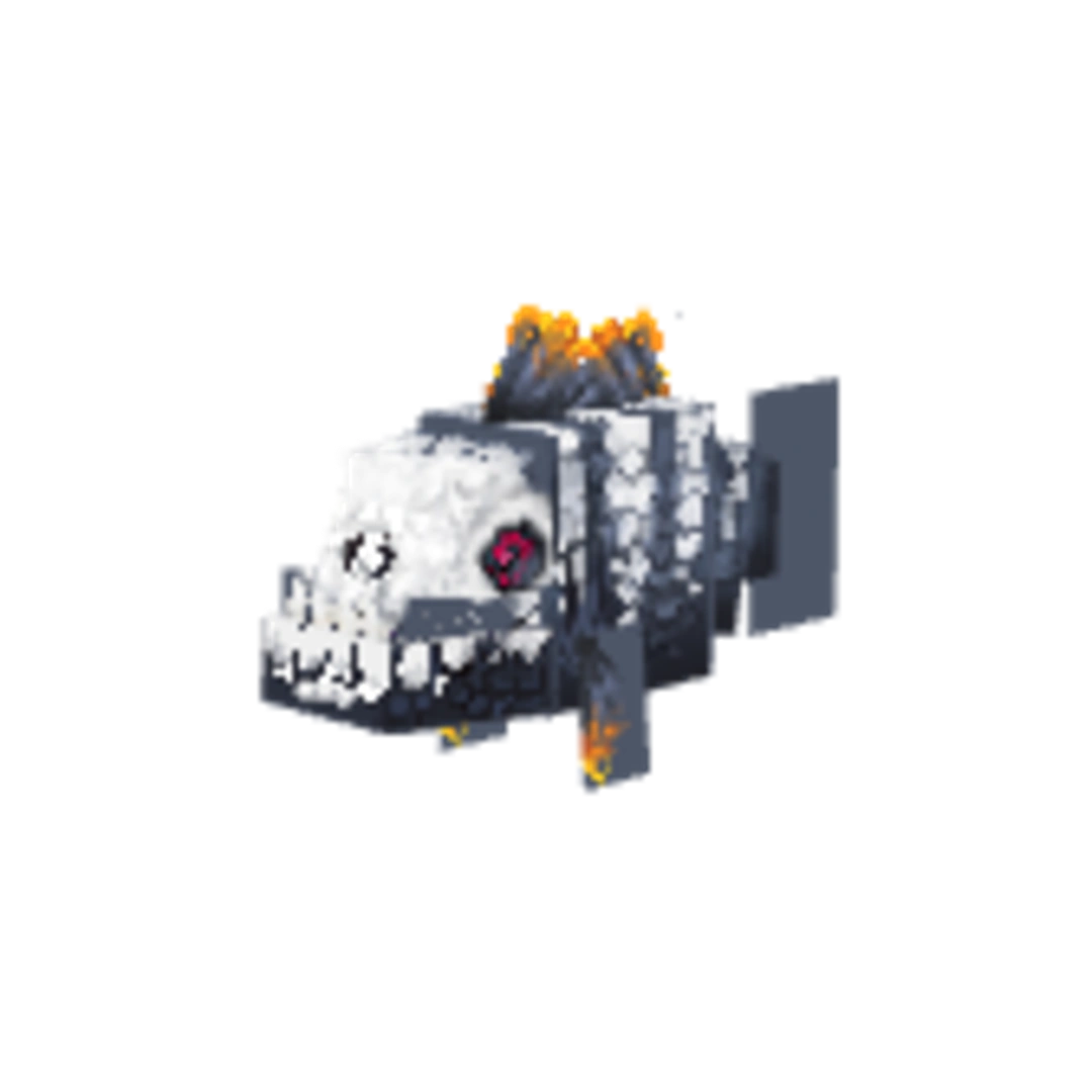 Modelo 3D de Piranha_Black