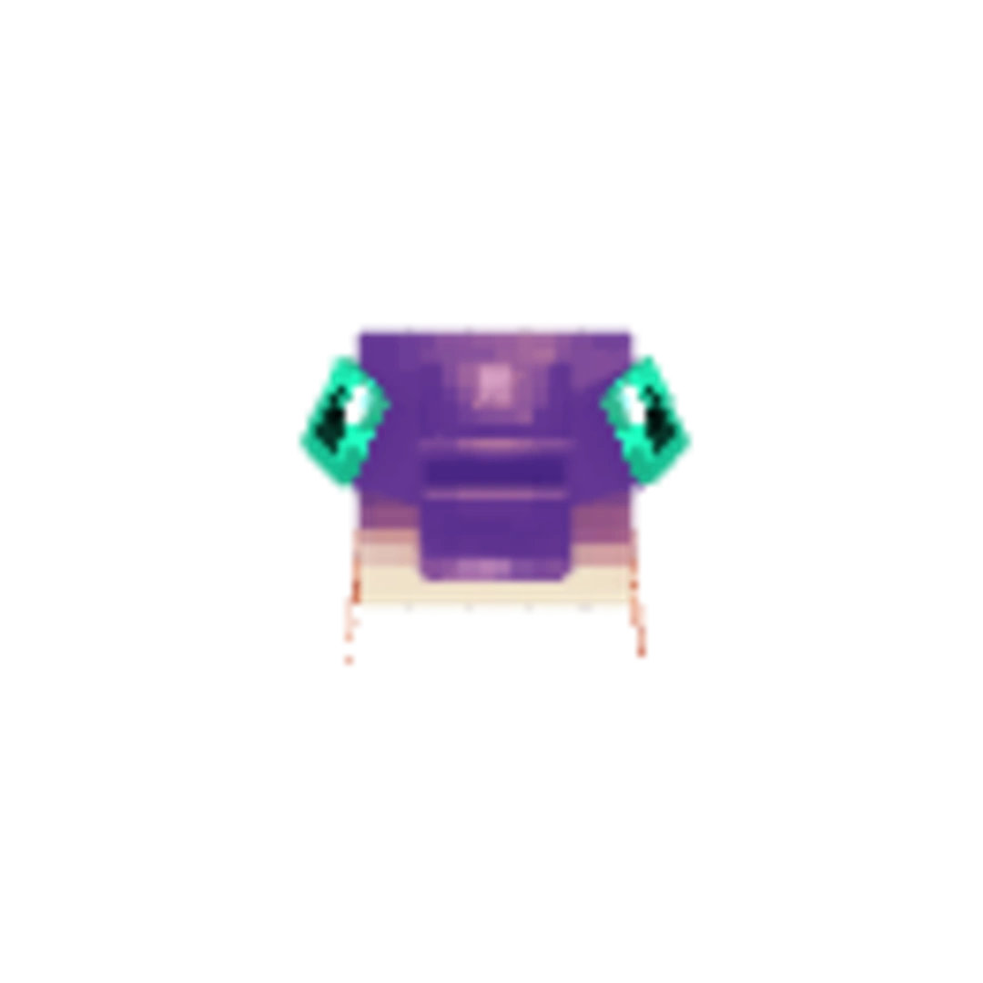 Vista del modelo Pufferfish-Purple de Hytale