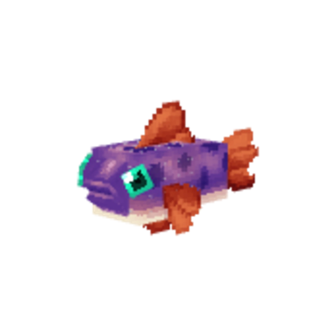 Modelo 3D de Pufferfish-Purple