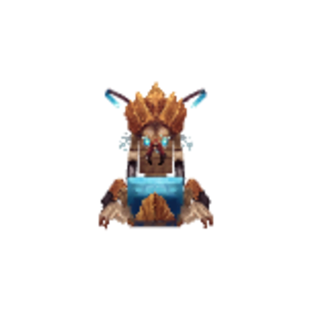 Vista del modelo Scarak_Broodmother-Model_Default de Hytale