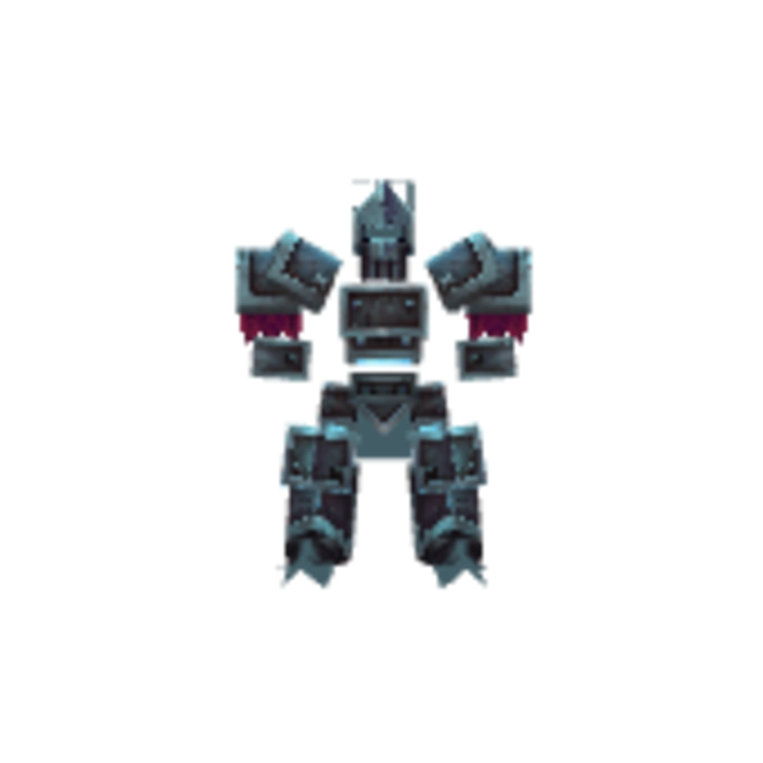 Vista del modelo Shadow_Knight de Hytale