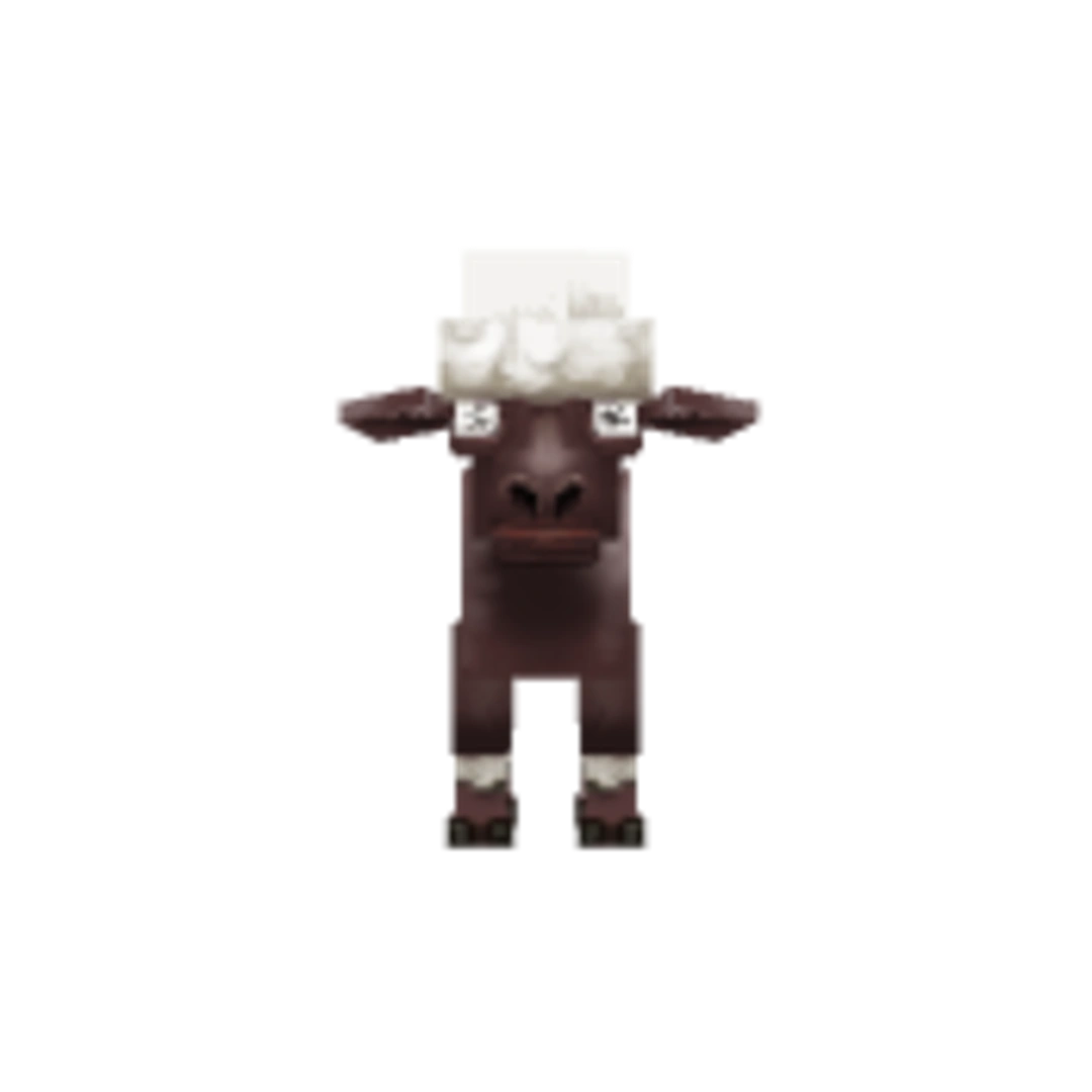 Vista del modelo Sheep de Hytale