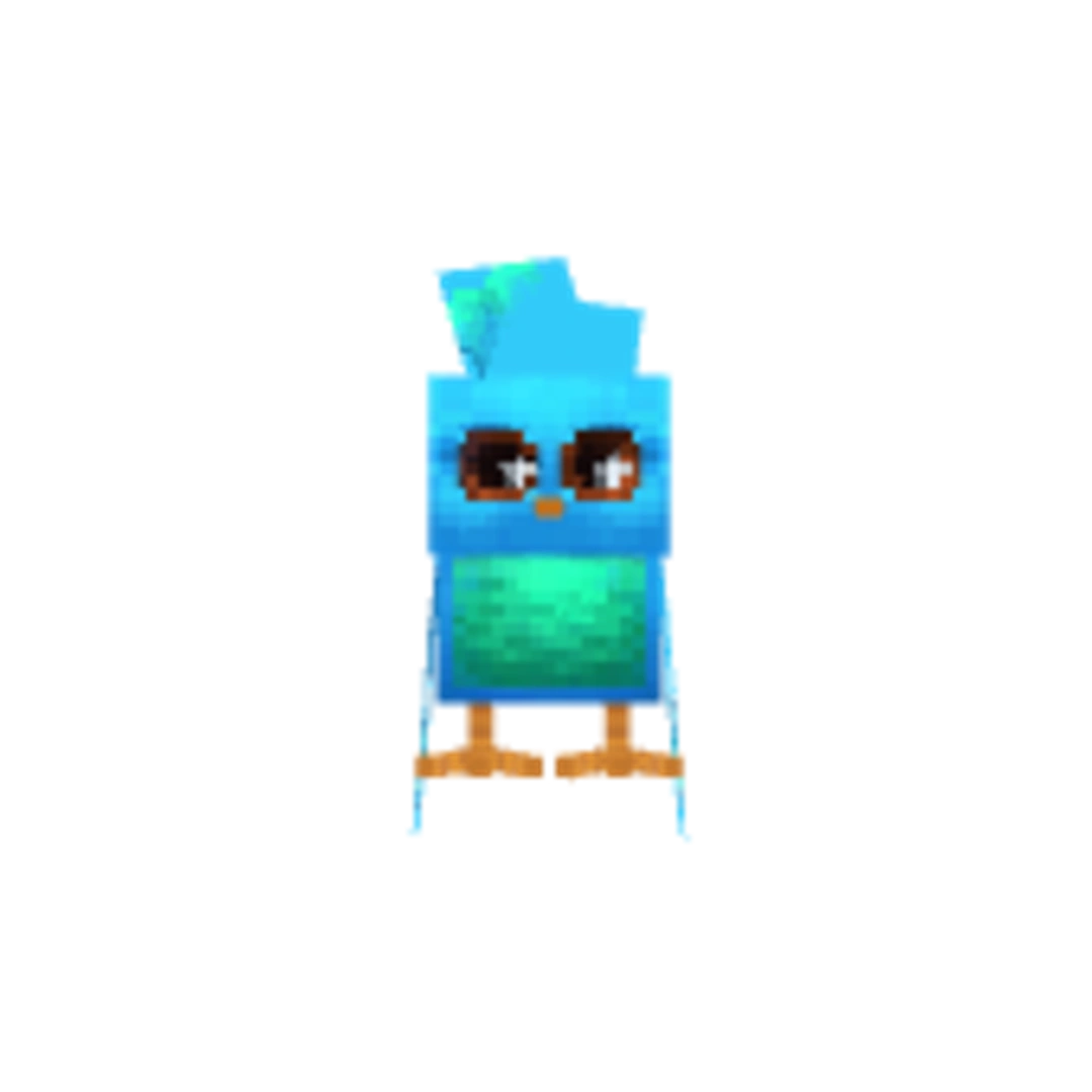 Vista del modelo Sparrow-Bluebird de Hytale