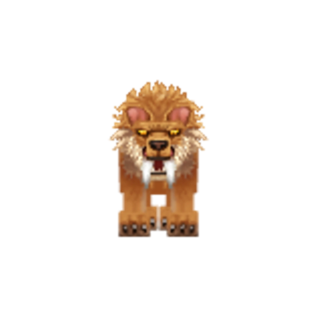 Vista del modelo Tiger_Sabertooth de Hytale