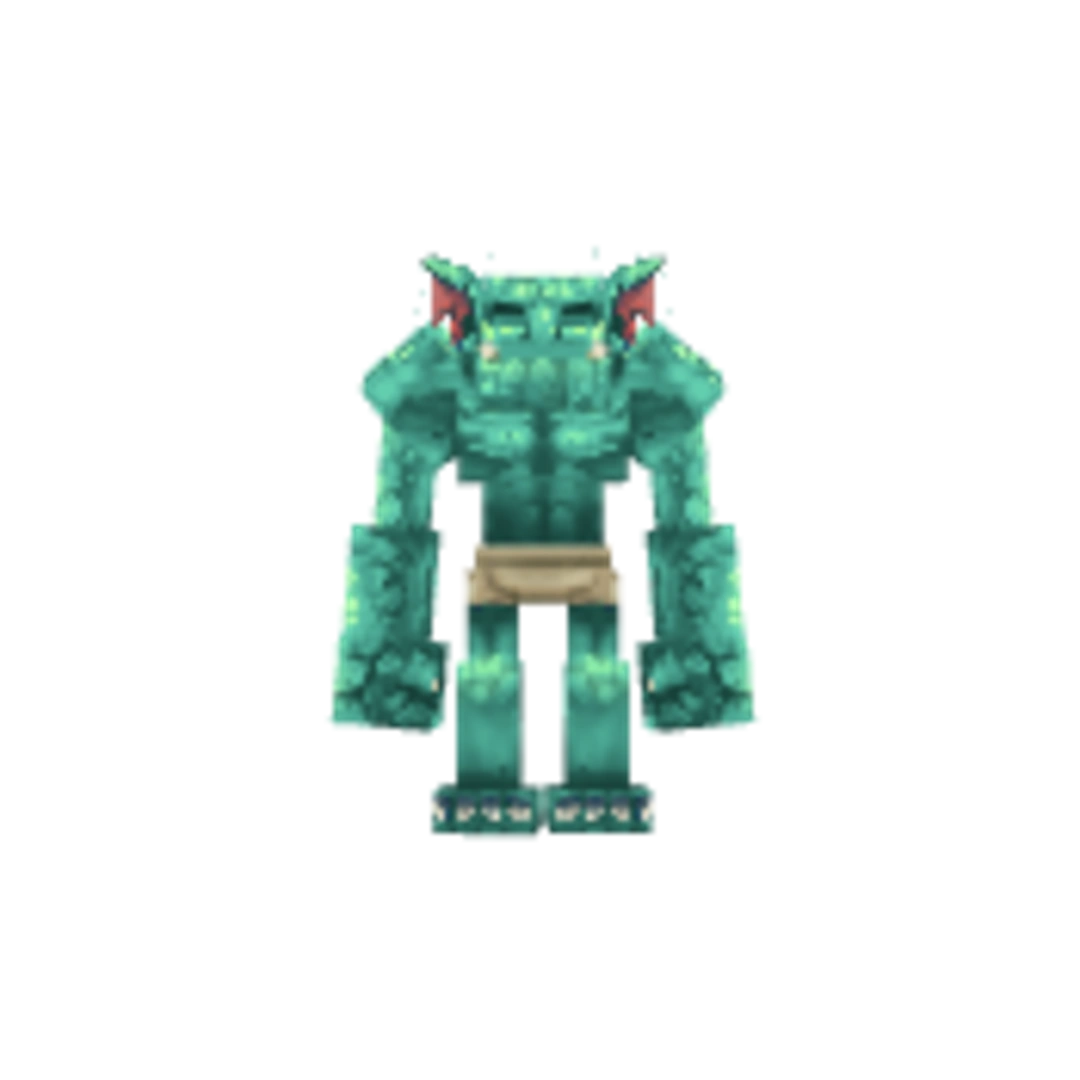 Vista del modelo Trork-Turquoise de Hytale