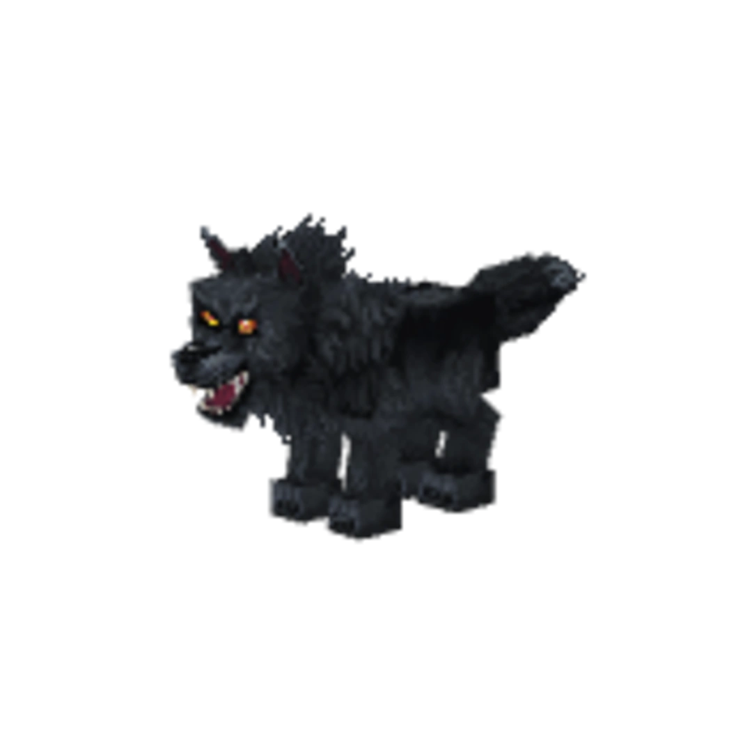 Modelo 3D de Wolf-Black