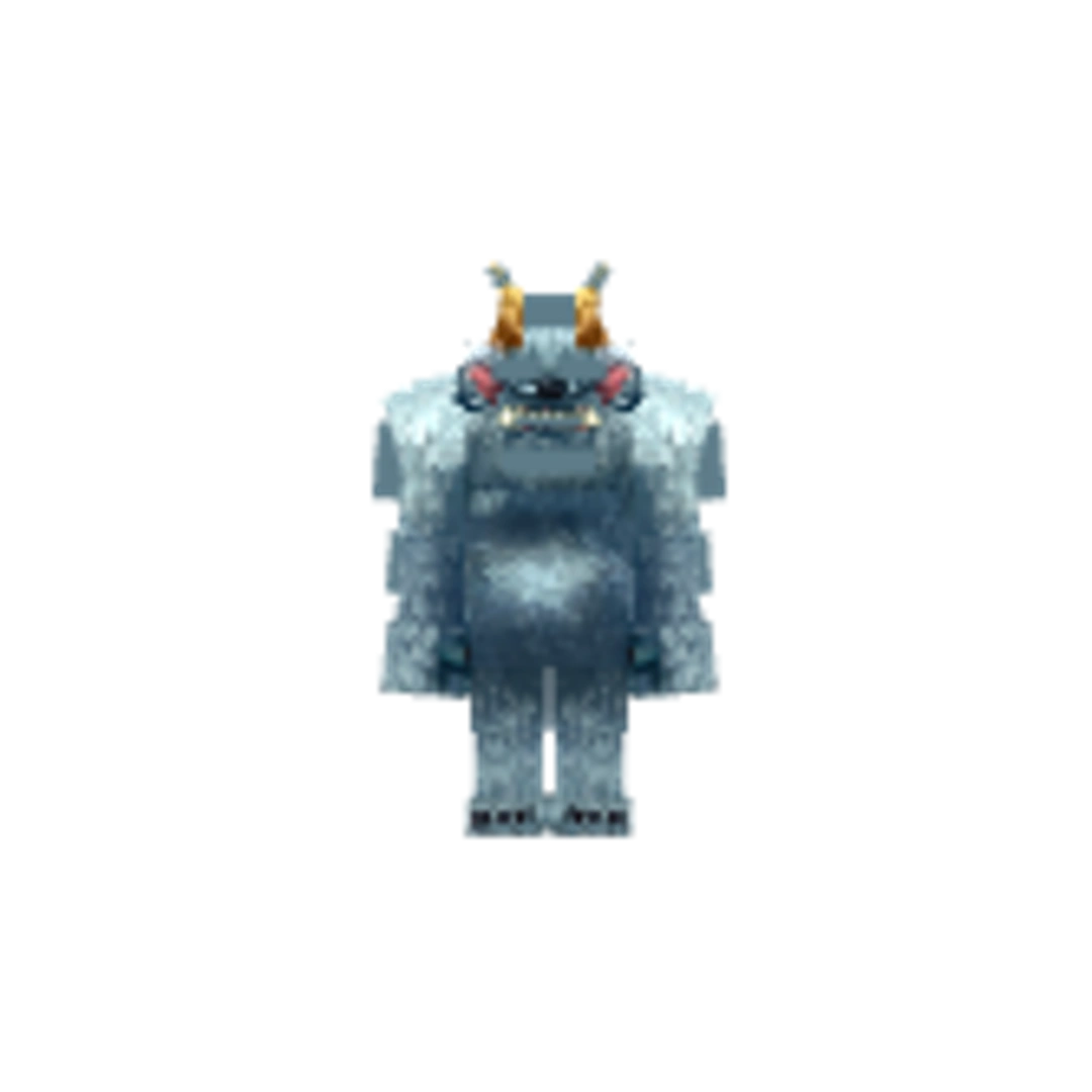 Vista del modelo Yeti de Hytale